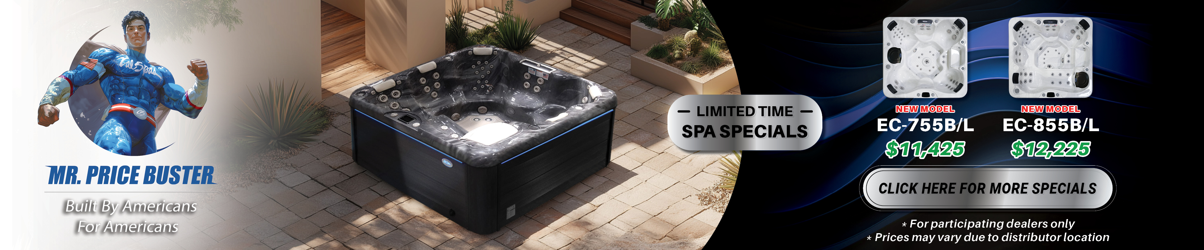 Calspas hot tub being used in a family setting - Pontiac